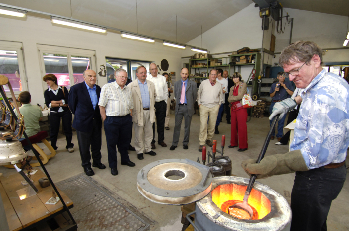 Der Gesamtbundesrat der Schweiz am Glockenseminar
